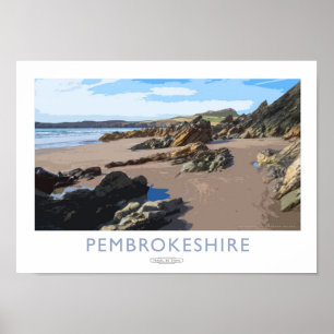 Pembrokeshire Railposter Poster