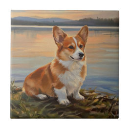 Pembrook Welsh Corgi Fliese