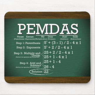 PEMDAS Mousepad