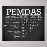 PEMDAS Poster *Aktualisiert*<br><div class="desc">Dieses Poster erklärt die Reihenfolge der Operationen (PEMDAS). Dieses Plakat macht einen großartigen Klassenraum,  der Hilfsmittel/Dekoration unterrichtet,  besonders in Mathematik-Klassenzimmern. *Aktualisierung*</div>