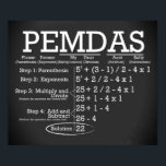 PEMDAS Poster *Aktualisiert*<br><div class="desc">Dieses Poster erklärt die Reihenfolge der Operationen (PEMDAS). Dieses Plakat macht einen großartigen Klassenraum, der Hilfsmittel/Dekoration unterrichtet, besonders in Mathematik-Klassenzimmern. *Aktualisierung*</div>