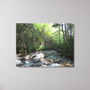 Pemigewasset River Brücke in New Hampshire Leinwanddruck