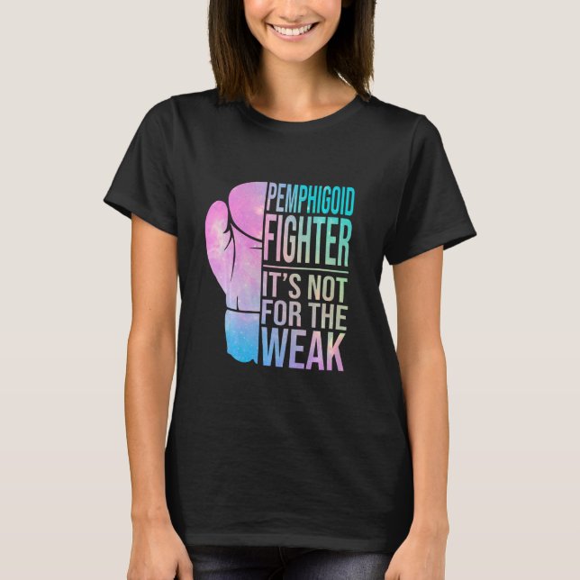 Pemphigoid Fighter & Warrior Pemphigoid-Bewusstsei T-Shirt (Vorderseite)