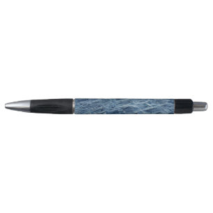 Pen Blue Calm Sea Waves, Edit Design Option Kugelschreiber