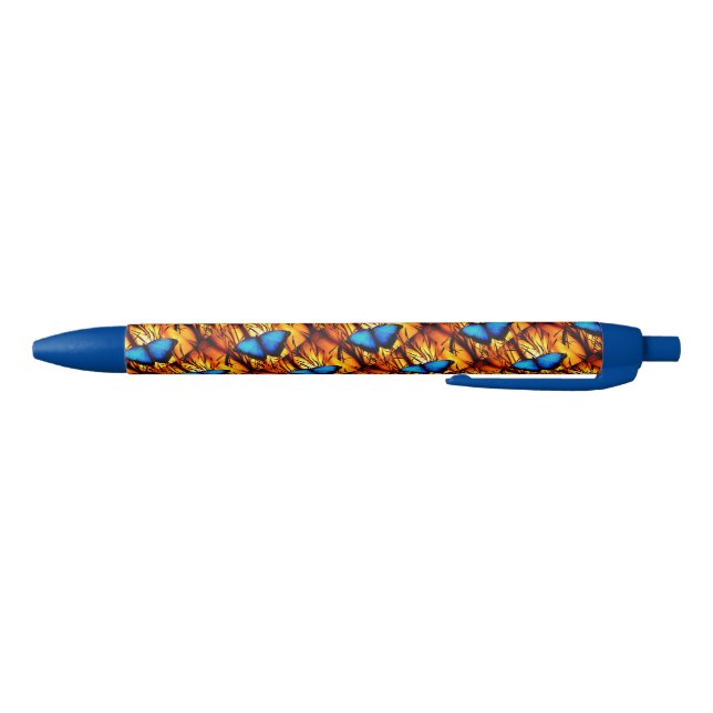 Pen/Blue Morpho Schmetterlinge Kugelschreiber (Unterseite)