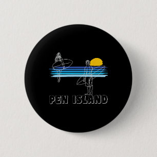 Pen Island Surfen Strand Surfer Typ Mädchen Button