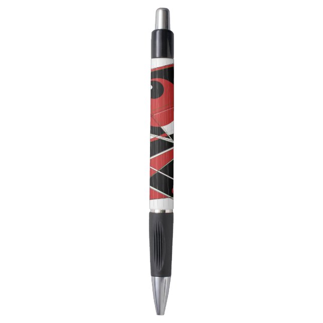 Pen mit rotem Auge Kugelschreiber (Vorderseite Vertikal)