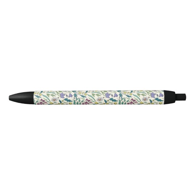 Pen mit Wildblumen Muster Kugelschreiber (Vorderseite)