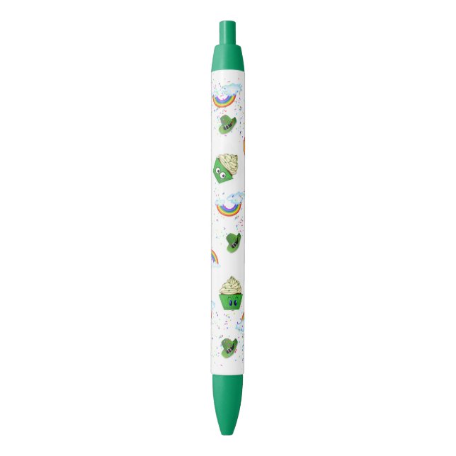 Pen Office and School Pen St. Patrick's Cupcake Kugelschreiber (Vorderseite Vertikal)