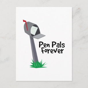 Pen Pals Forever Postkarte