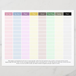 Pen & Paper Spielspass mit Familie, Freunden, Part