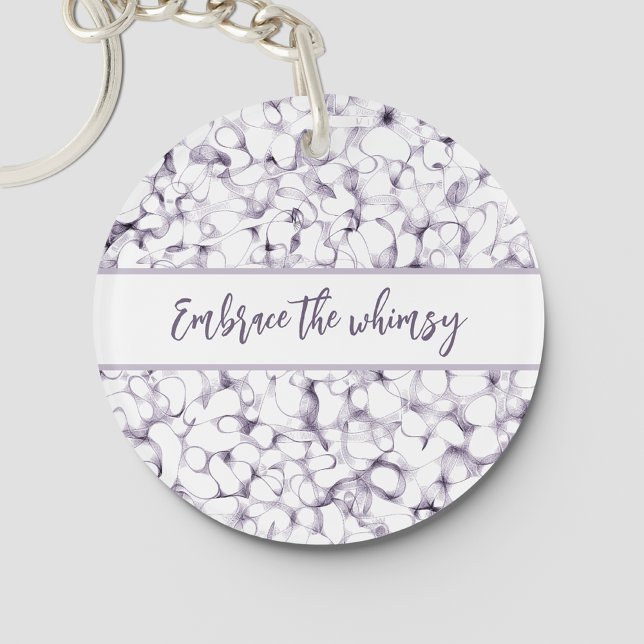 Pen Strokes Abstraktes Skript Schlüsselanhänger (Von Creator hochgeladen)