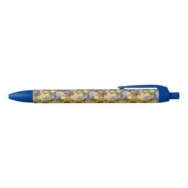 Pen Sunblumen Butterfly Kugelschreiber (Oberseite)