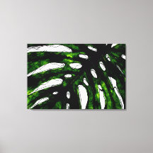 Pen und grüner Farbton Monstera Leaf Zeichnend