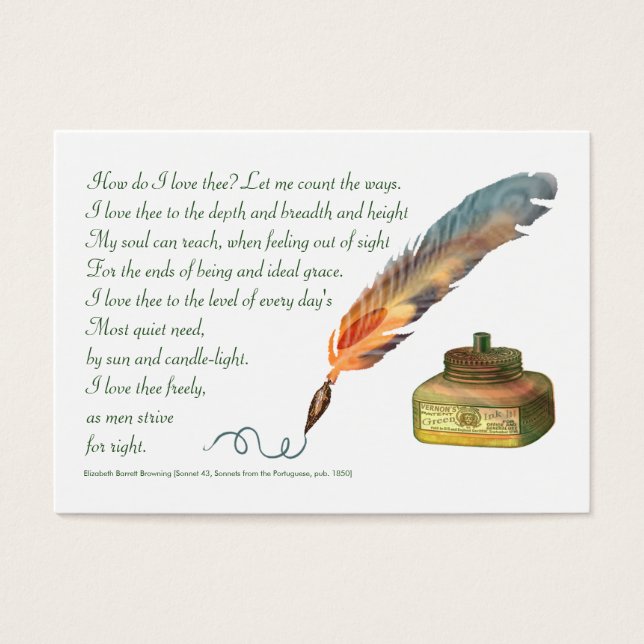 Pen und Tinte Liebe (Vorderseite)