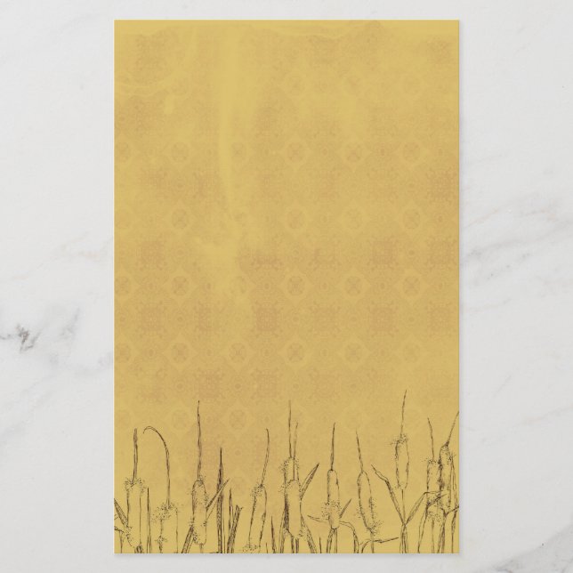 Pen- und Tintenpatronen-Pflanze Zeichnend Briefpapier (Vorderseite)