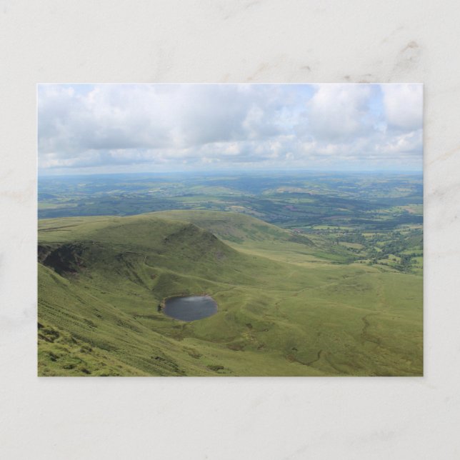 Pen y fan and Corn Du (Abbildung 2) Postkarte (Vorderseite)