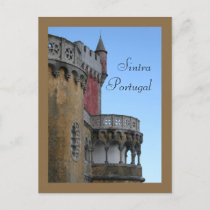 Pena Palace in Sintra, Portugal Postkarte