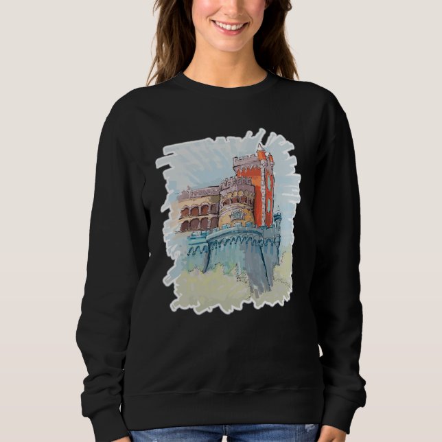 Pena Palace in Sintra, Portugal Sweatshirt (Vorderseite)
