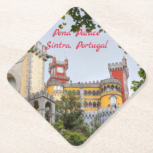 Pena Palace in Sintra, Portugal Untersetzer (Vorderseite)