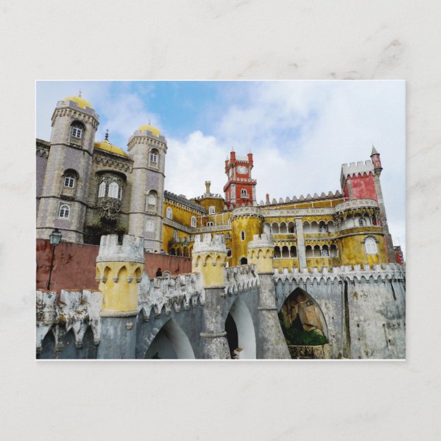 Pena Palace Lissabon Portugal UNESCO-Welterbe Postkarte (Vorderseite)