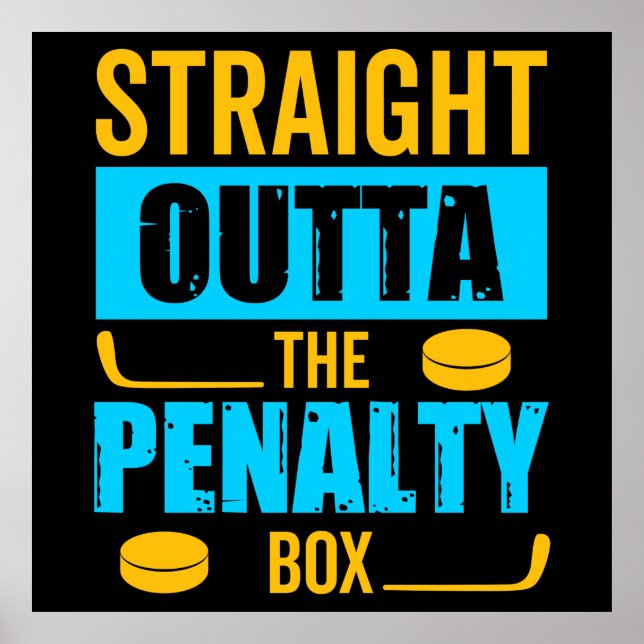 Penalty Box Hockey Poster (Vorne)