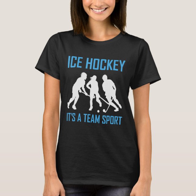 Penalty Box Winter Sport Hockey Player 5 T-Shirt (Vorderseite)