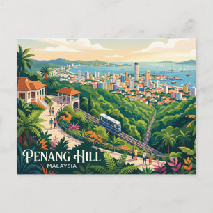 Penang Hill Malaysia Postkarte