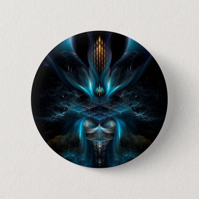 Penapia Fraktal Art Button (Vorderseite)