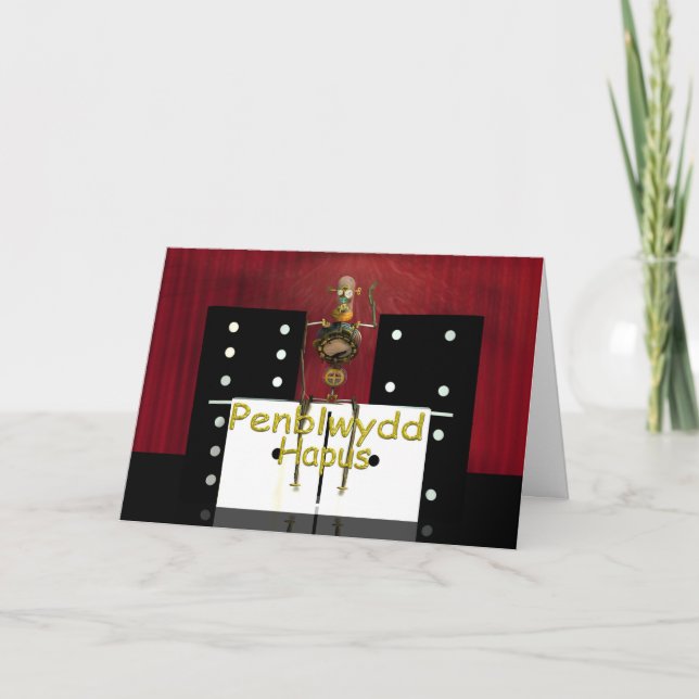 Penblwydd Hapus, alles- Gute zum Karte (Vorderseite)