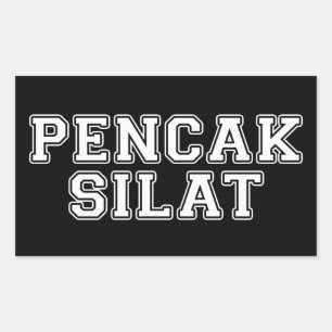 Pencak Silat Rechteckiger Aufkleber