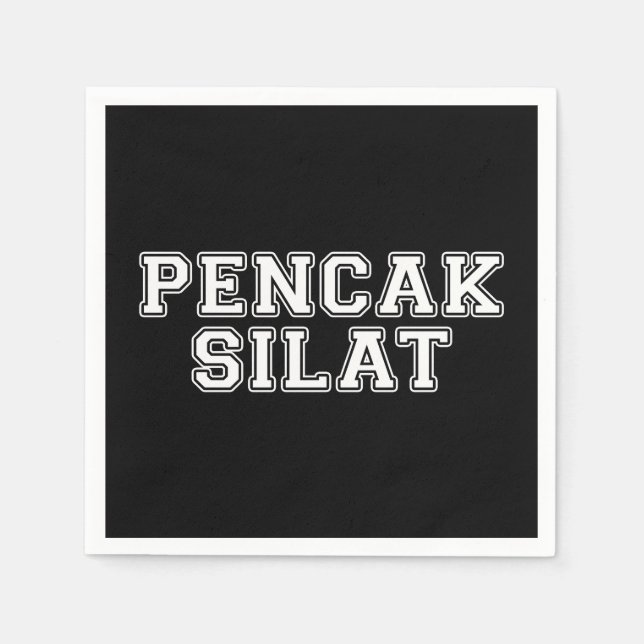 Pencak Silat Serviette (Vorderseite)