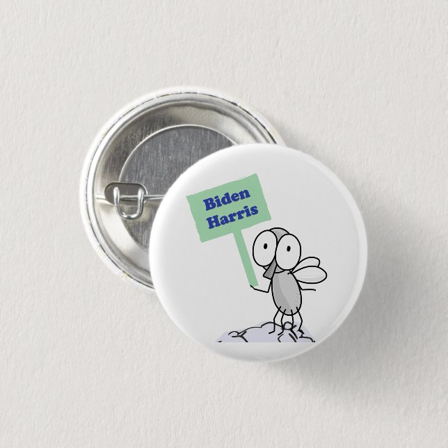 Pence Fly für Biden Harris Button (Vorne & Hinten)