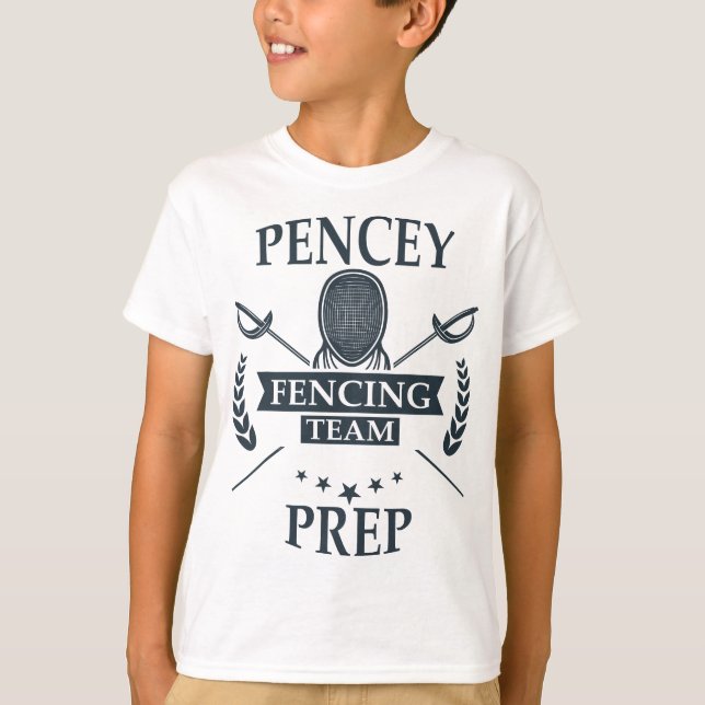 Pencey Prep Fencing Fencing-Fänger im Roggen Holde T-Shirt (Vorderseite)