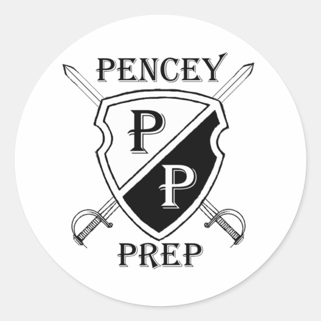 Pencey Prep Runder Aufkleber (Vorderseite)