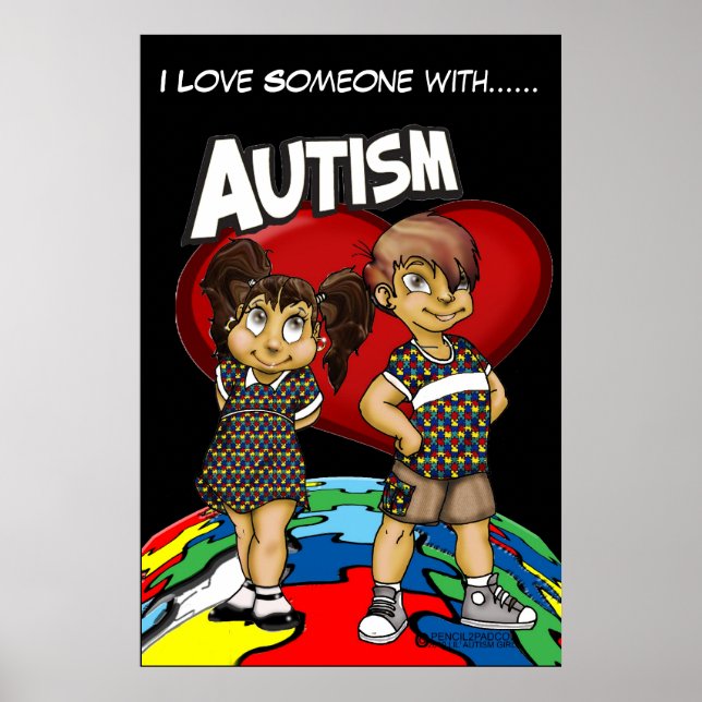 Pencil 2 Pad Co. - Autismus Poster (Vorne)