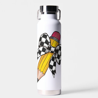 Pencils and Bows Teacher  Trinkflasche