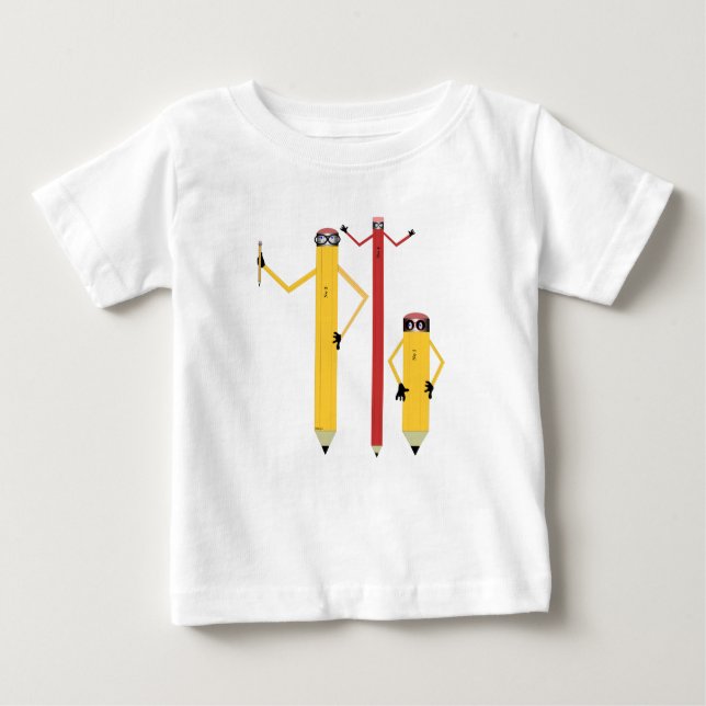 Pencils Baby Tshirt (Vorderseite)