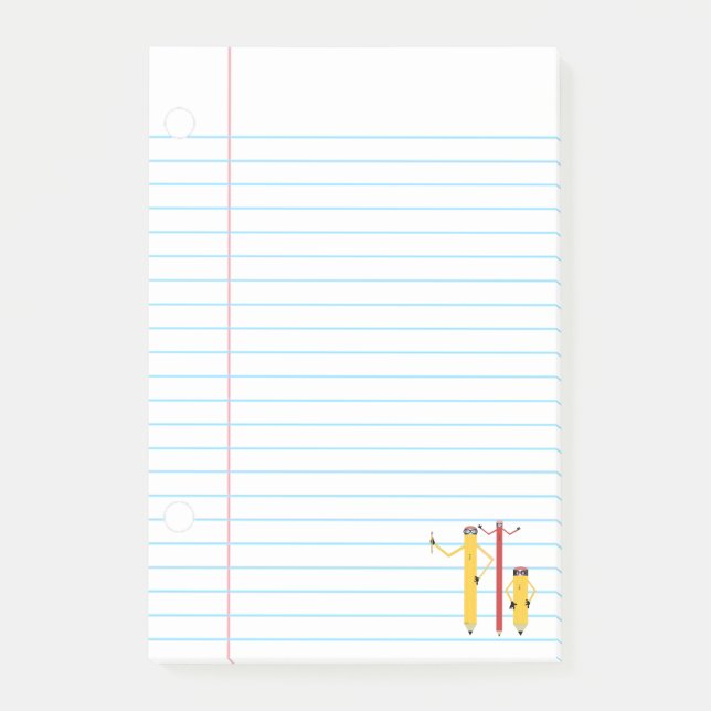 Pencils Post Post-it Klebezettel (Vorderseite)