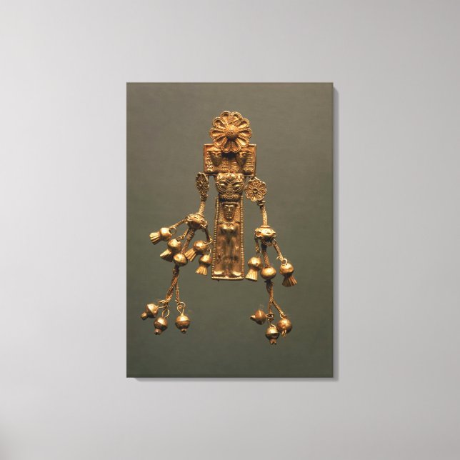 Pendant, aus der Nekropole Camiros, c.630-620 v. C Leinwanddruck (Vorderseite)