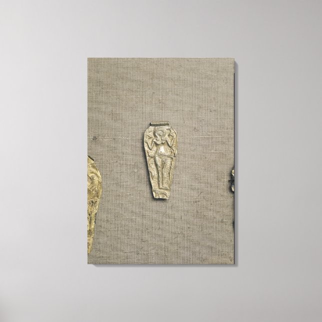 Pendant, der Astarte darstellt, Göttin der Fruchtb Leinwanddruck (Vorderseite)