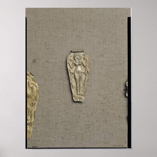 Pendant, der Astarte darstellt, Göttin der Fruchtb Poster (Vorne)