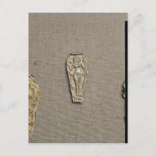 Pendant, der Astarte darstellt, Göttin der Fruchtb Postkarte