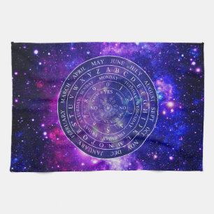 Pendelboard Diagramm Divinity Game Lila Space Geschirrtuch