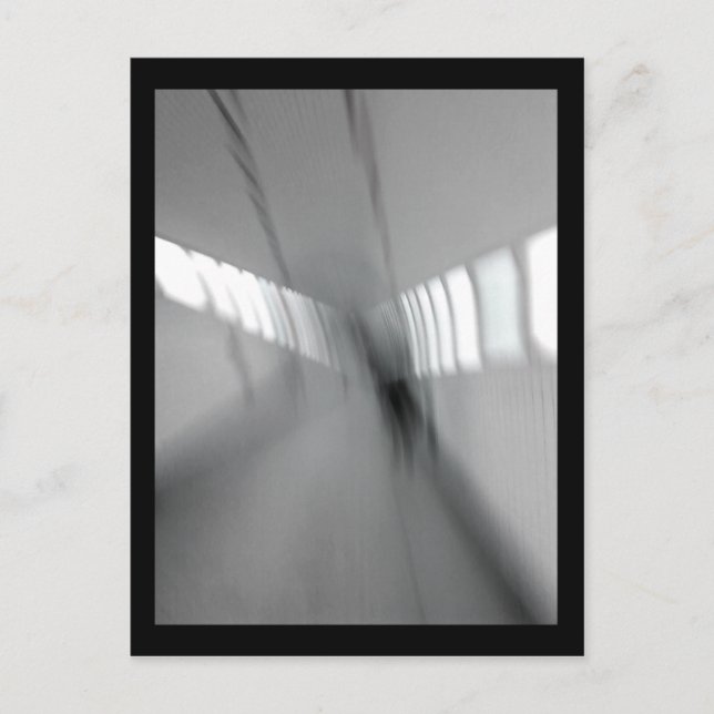 Pendelverkehr :: rote/blaue Tretbahn Postkarte (Vorderseite)