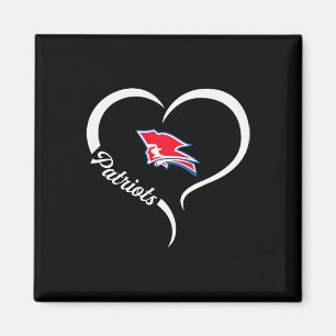 Pender Patriots Logo Halbherz Slogan Hs Magnet