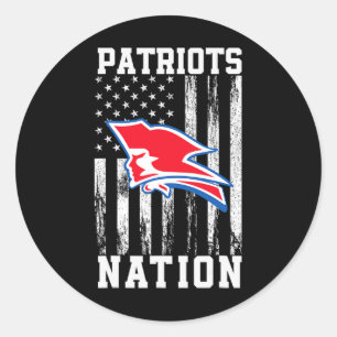 Pender Patriots Logo Nation Hs Runder Aufkleber