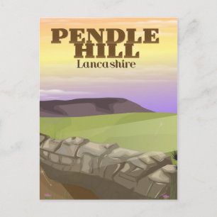 Pendle Hill Lancashire Postkarte