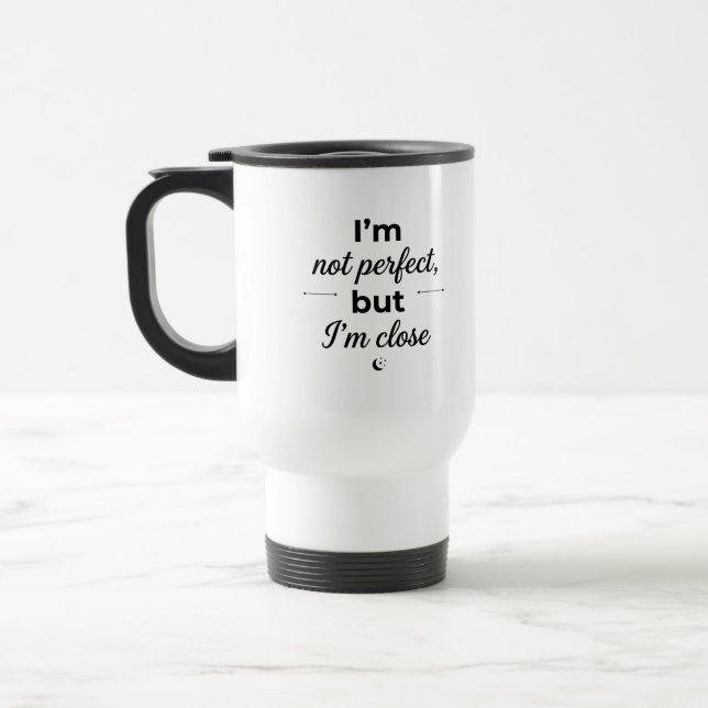 Pendler-Tasse 15 oz - Perfekter Spruch Reisebecher (Links)