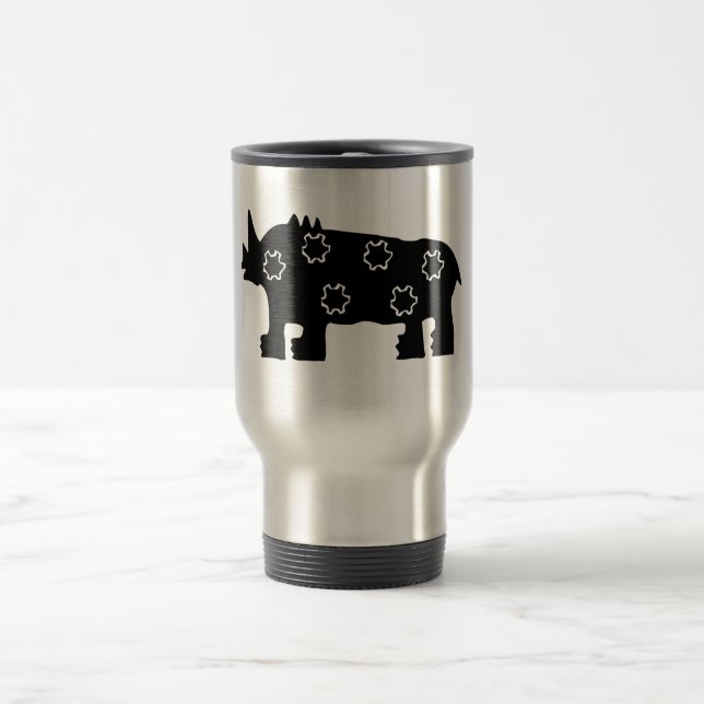 Pendler-Tasse, afrikanischer Rhino Reisebecher (Mittel)